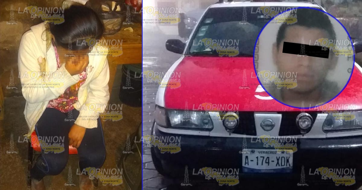 Taxista rapta a menor