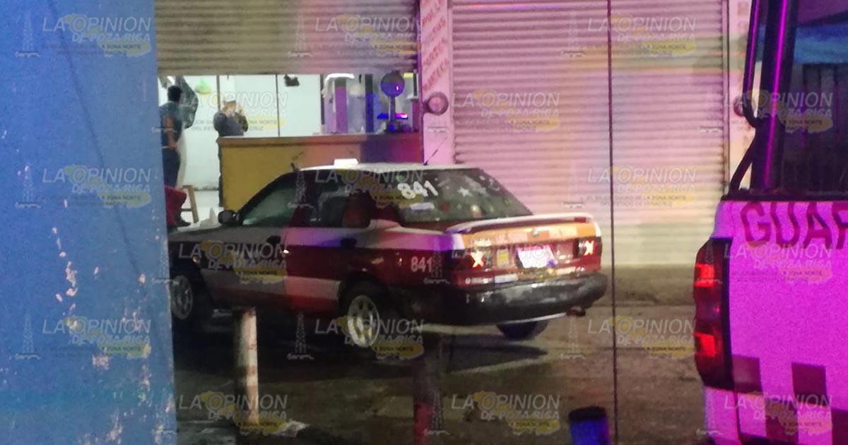 Balean a Taxista en Tuxpan