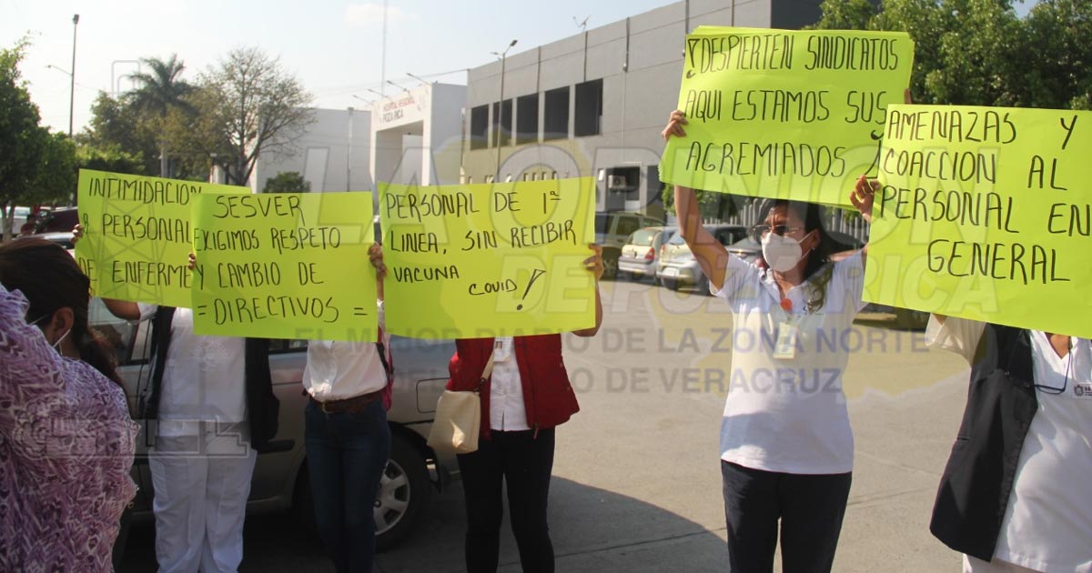 Personal del Hospital Regional se manifiesta en contra de directivos