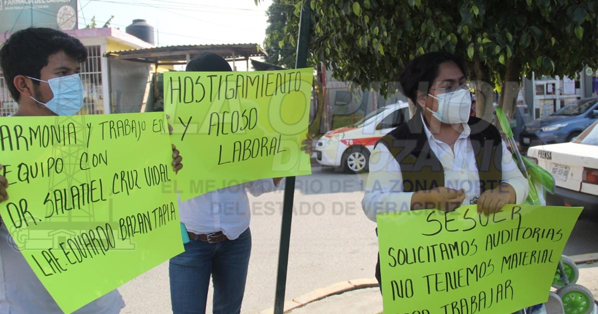 Personal del Hospital Regional se manifiesta en contra de directivos