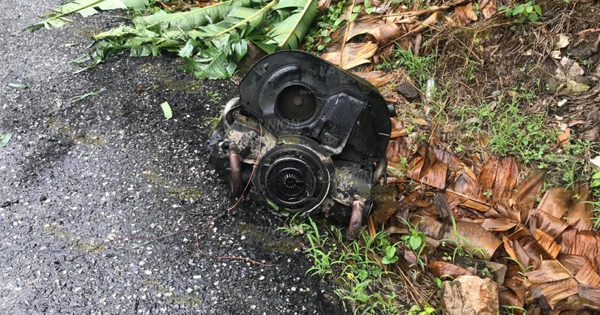 Vocho sin frenos se fue a voladero, hubo tres heridos