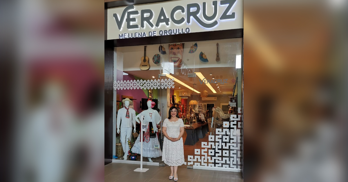 Invita Rosalinda Galindo a visitar la tienda artesanal “Veracruz me llena de Orgullo”