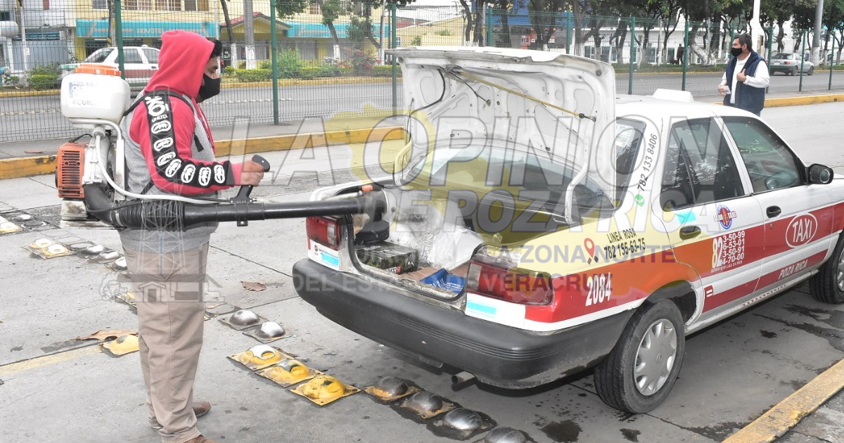 Durante el 2021, se han sanitizado más de 4 mil unidades