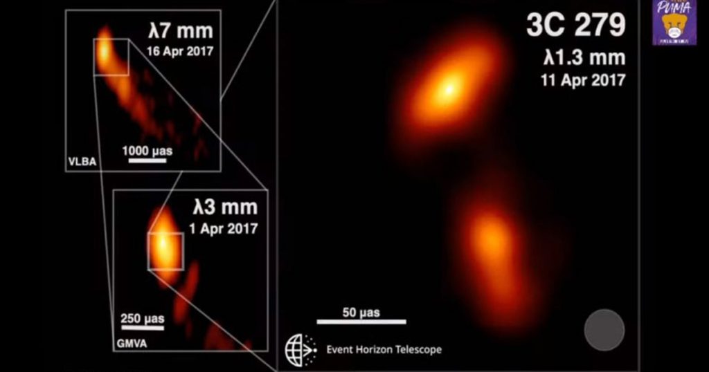 UNAM capta por primera vez los campos magnéticos de un agujero negro