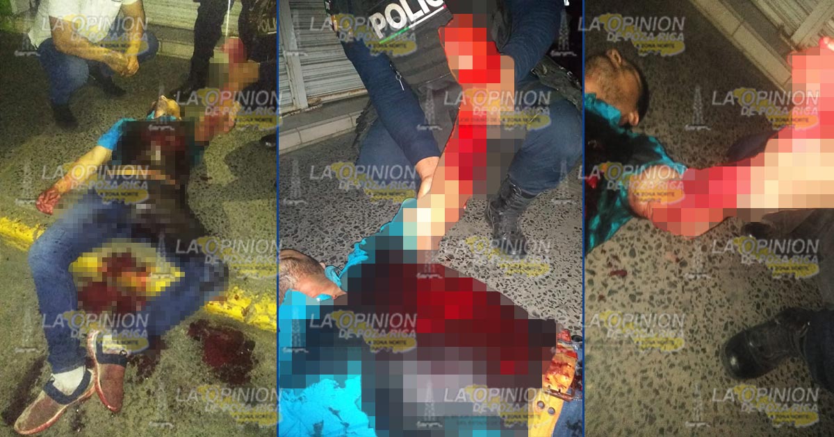 Apuñalados afuera de un bar