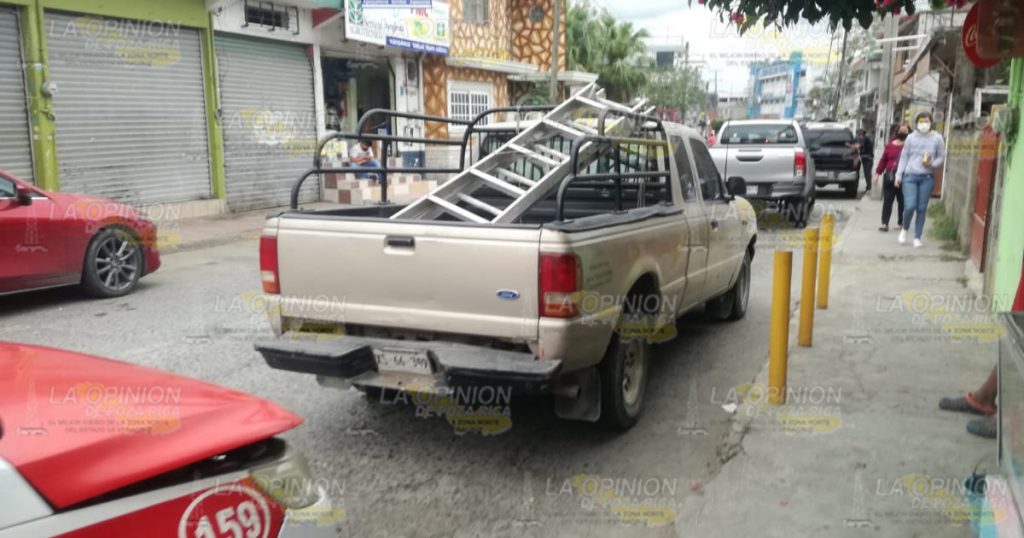 Chocaron por alcance en la bajada de puente