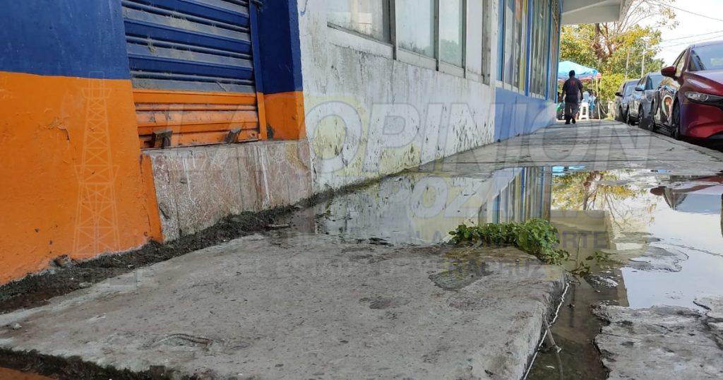 No cesan drenajes colapsados