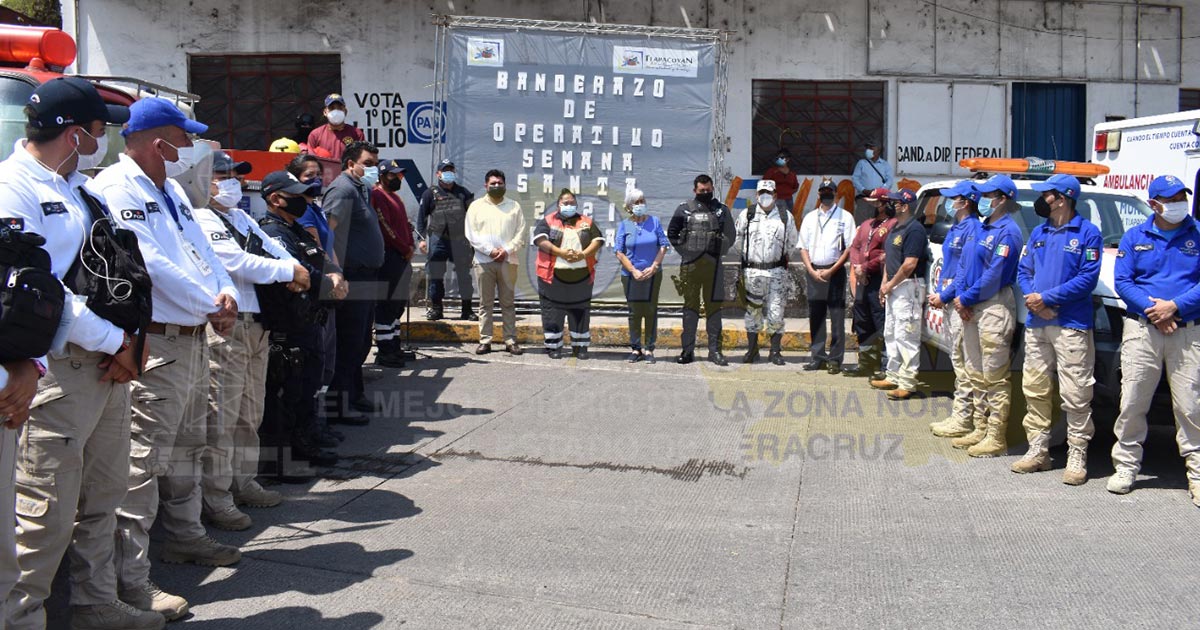 Inicia operativo “Semana Santa 2021” en Tlapacoyan