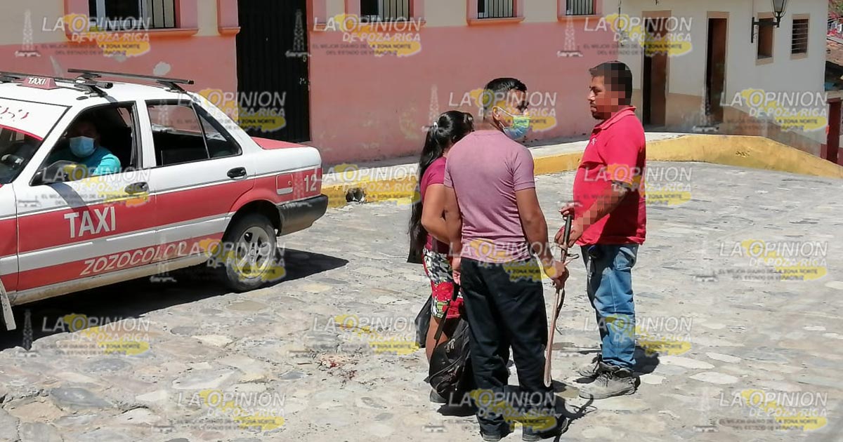 Intentó machetear a un checador de taxis