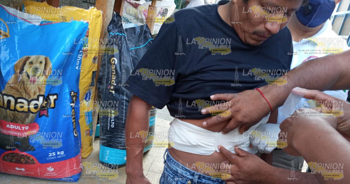 Lesionado tras recibir un navajazo