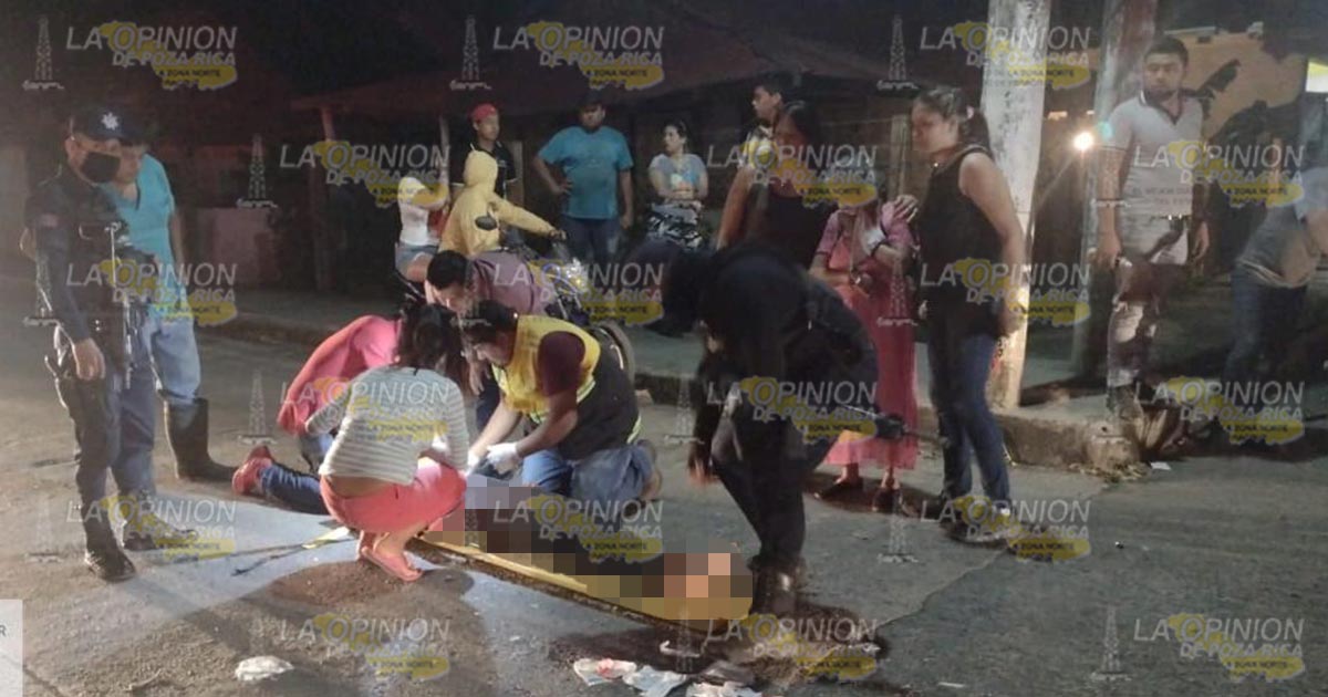 Menor lesionado en aparatoso accidente