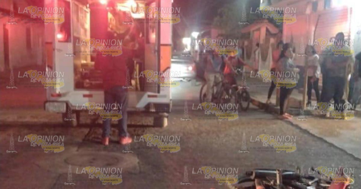 Menor lesionado en aparatoso accidente