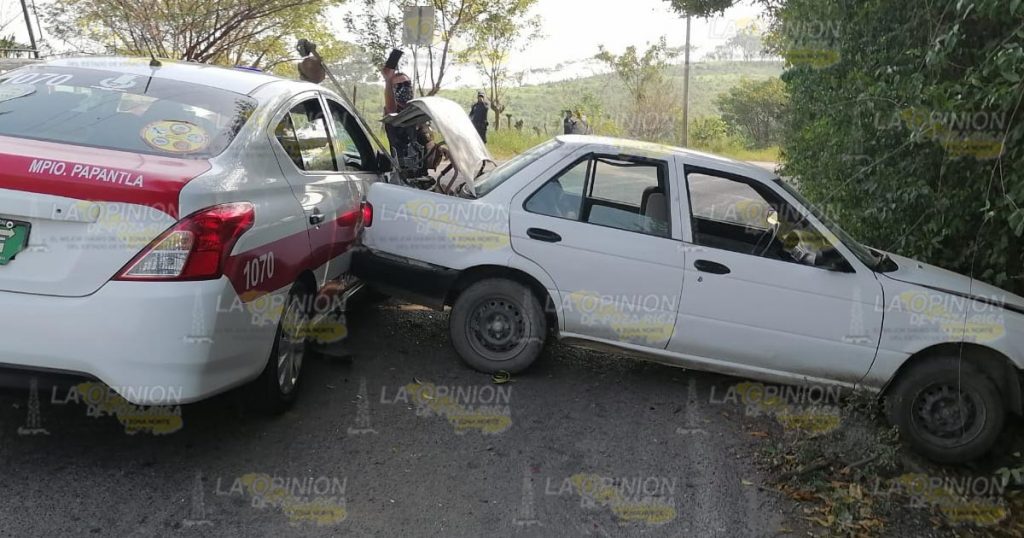 Papanteco es destroza su taxi nuevo
