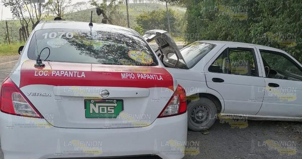 Papanteco es destroza su taxi nuevo