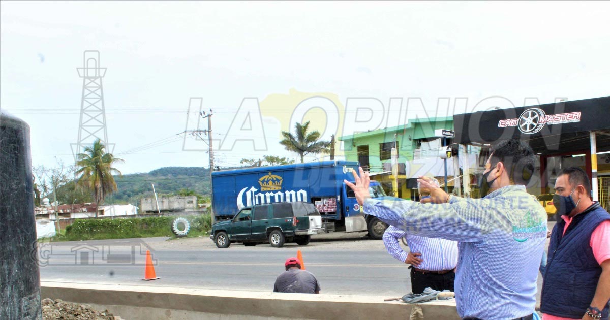Supervisa alcalde de Naranjos avance de obras