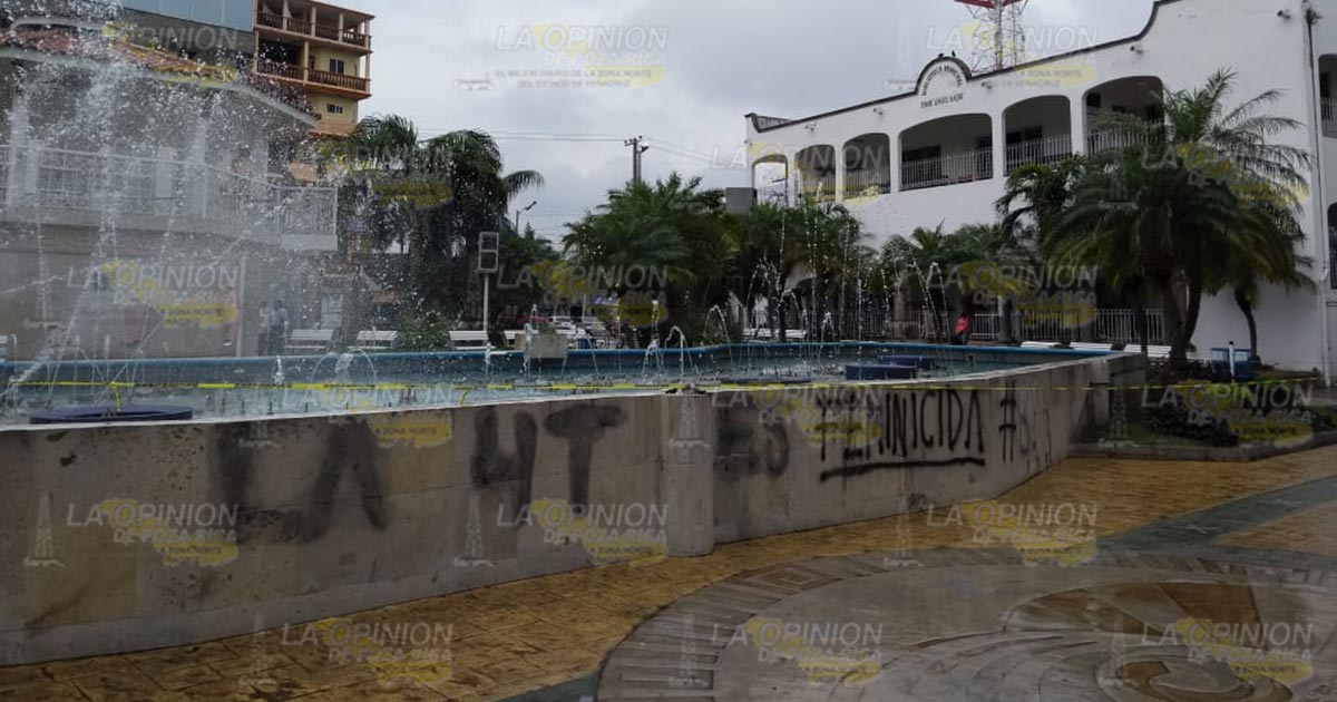 Vandalizan el Parque Reforma