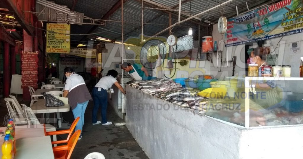 Cae en 60% abasto de mariscos