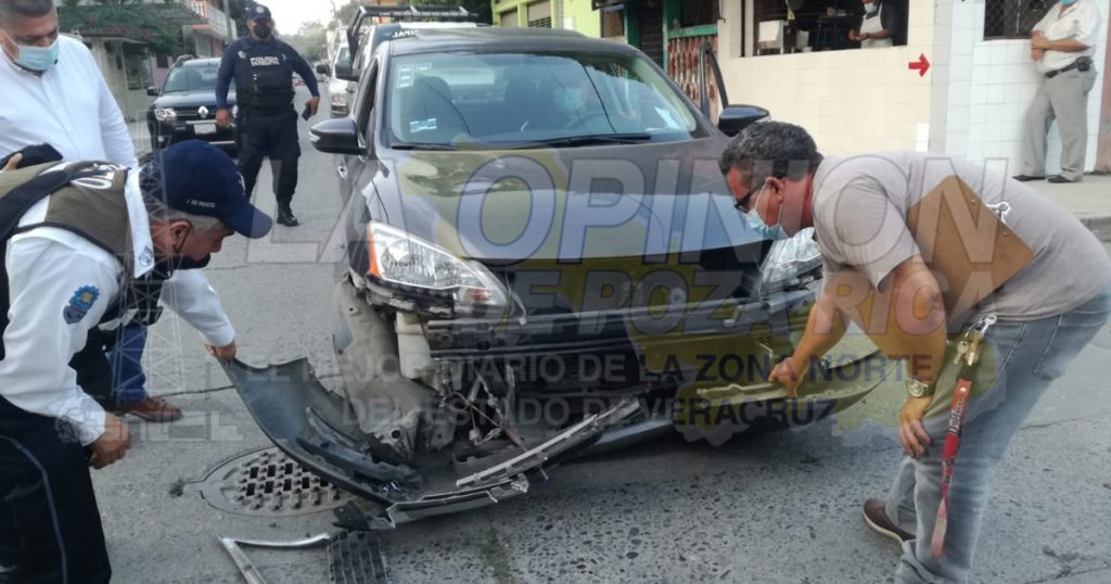 Impactado por una camioneta
