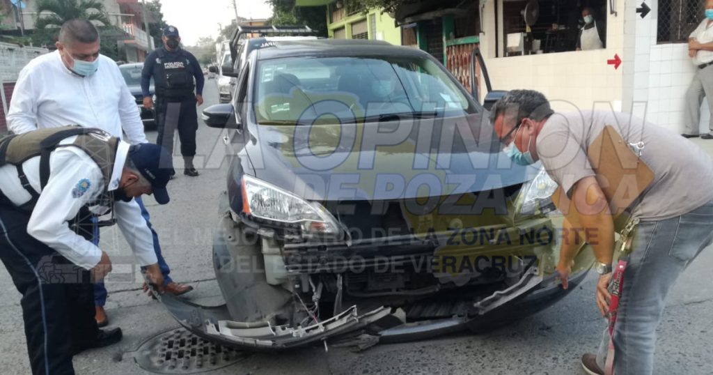 Impactado por una camioneta