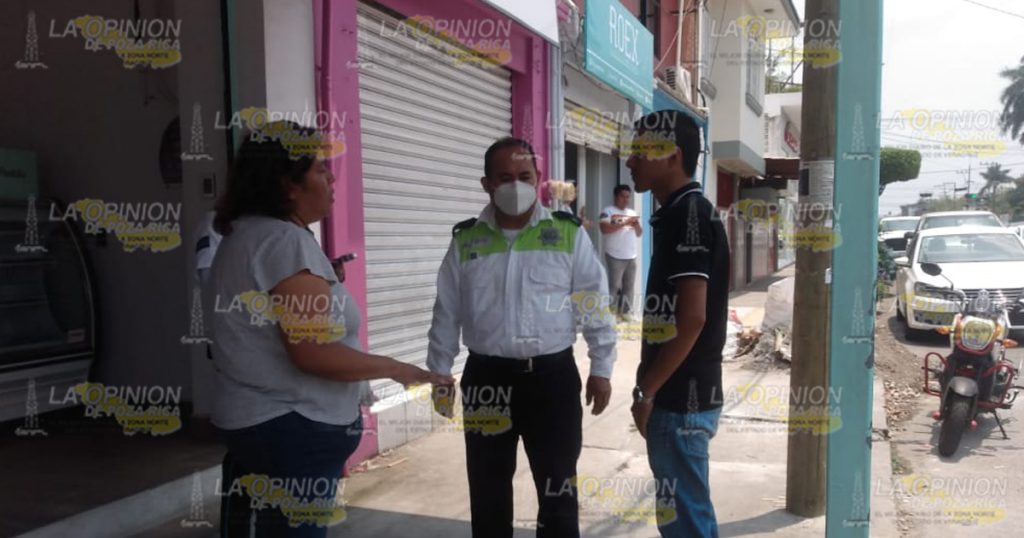 Aparatoso accidente en la 20 de Noviembre