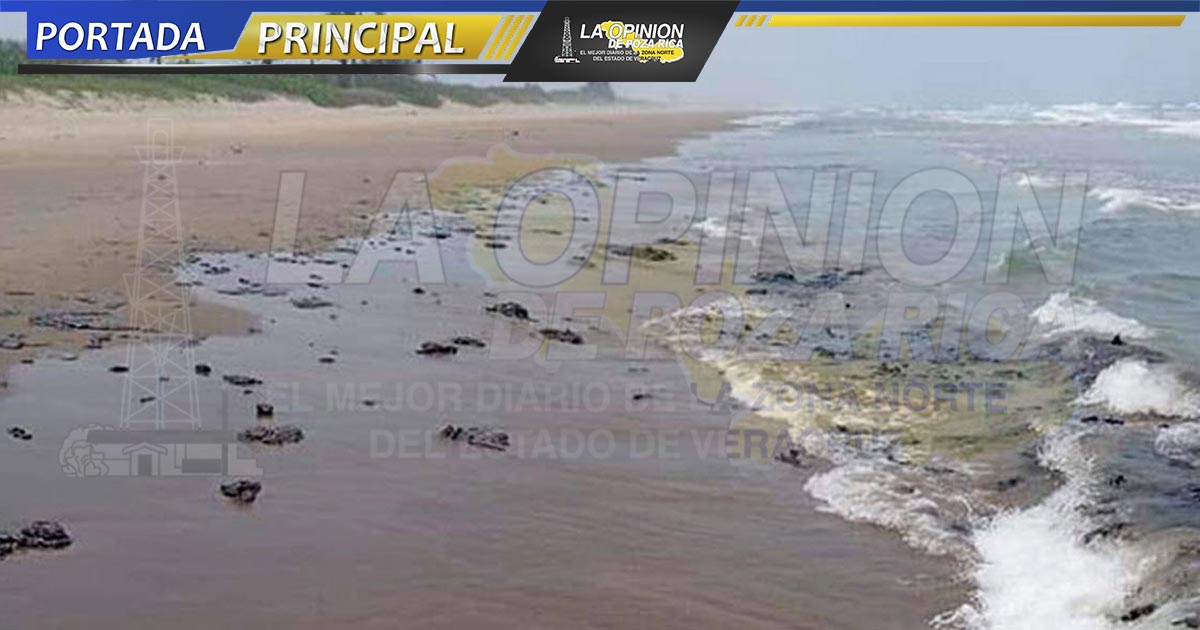 ¡Playa contaminada!