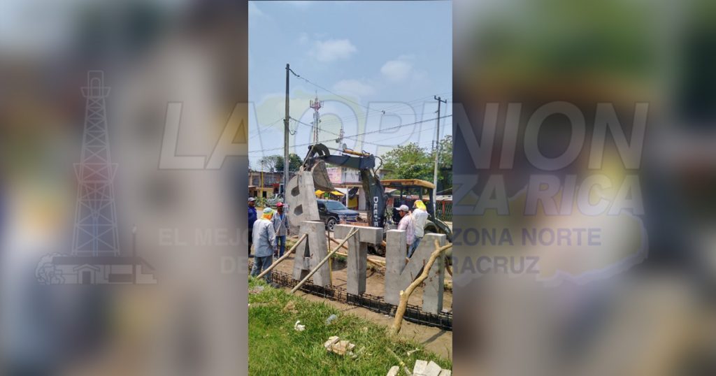 Colocan letras monumentales