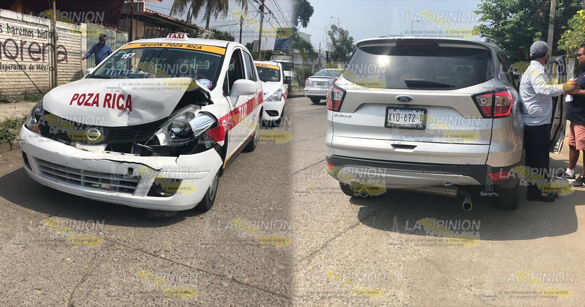 Cuantioso choque en el Ruiz Cortines (Video)