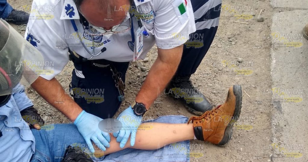 Derribado por una camioneta