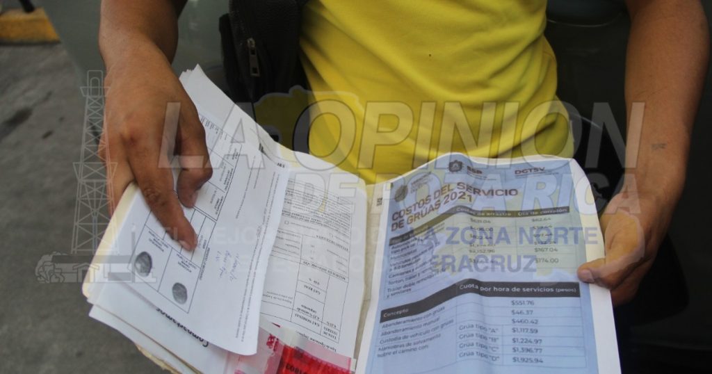 Hartos de los abusos de las grúas en Poza Rica