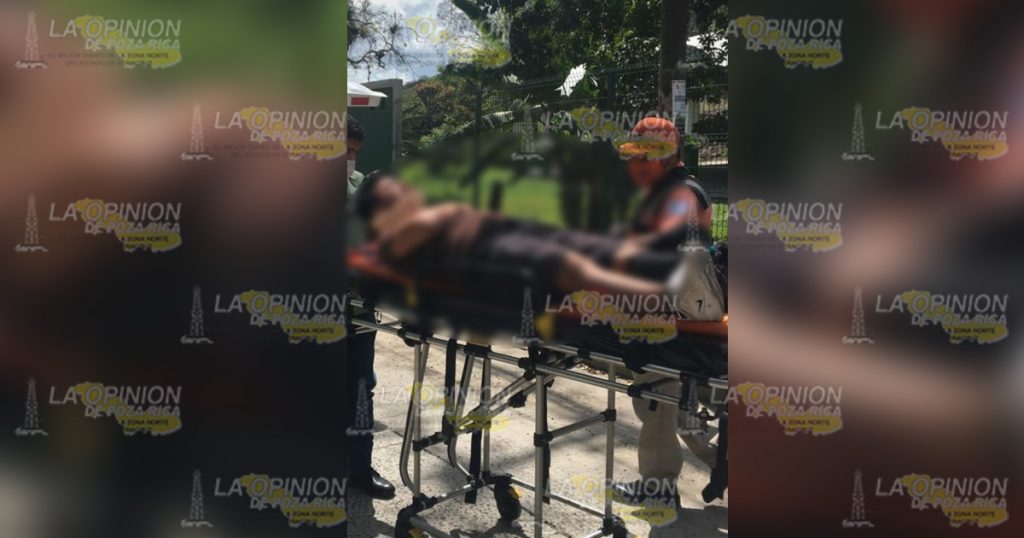 Joven derrapó en su motocicleta