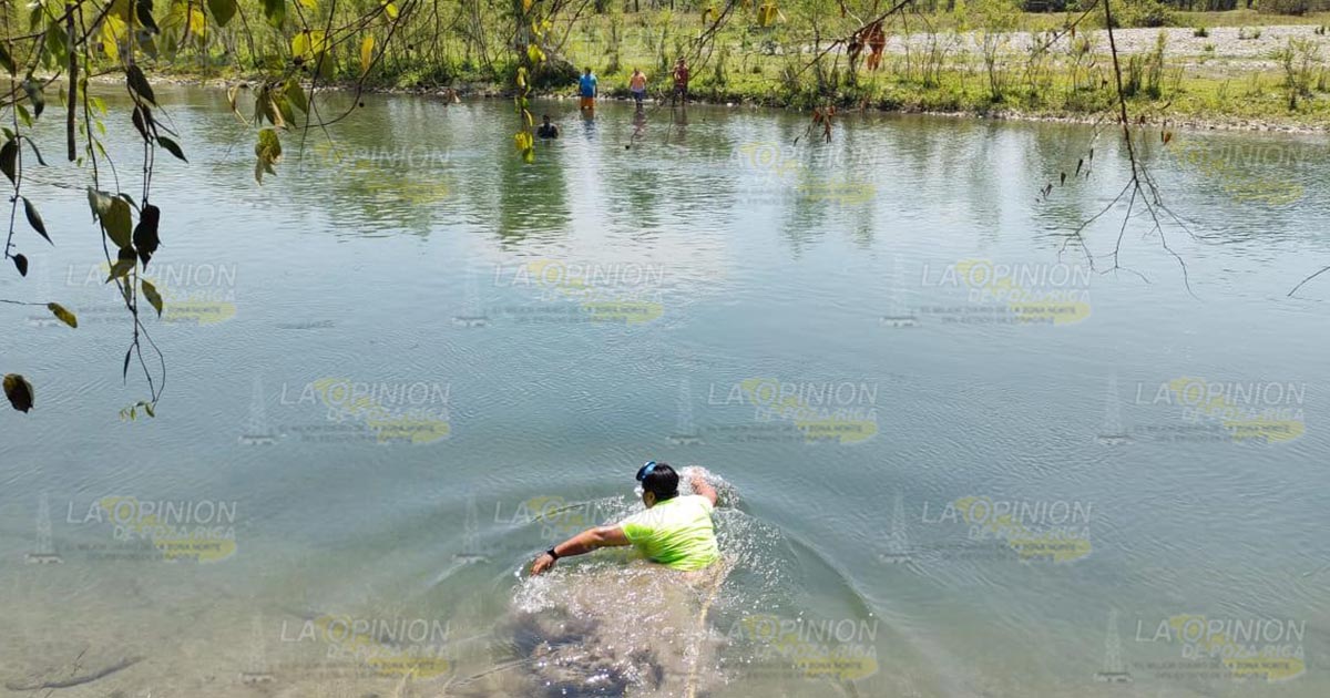Remolino en el río lo mató