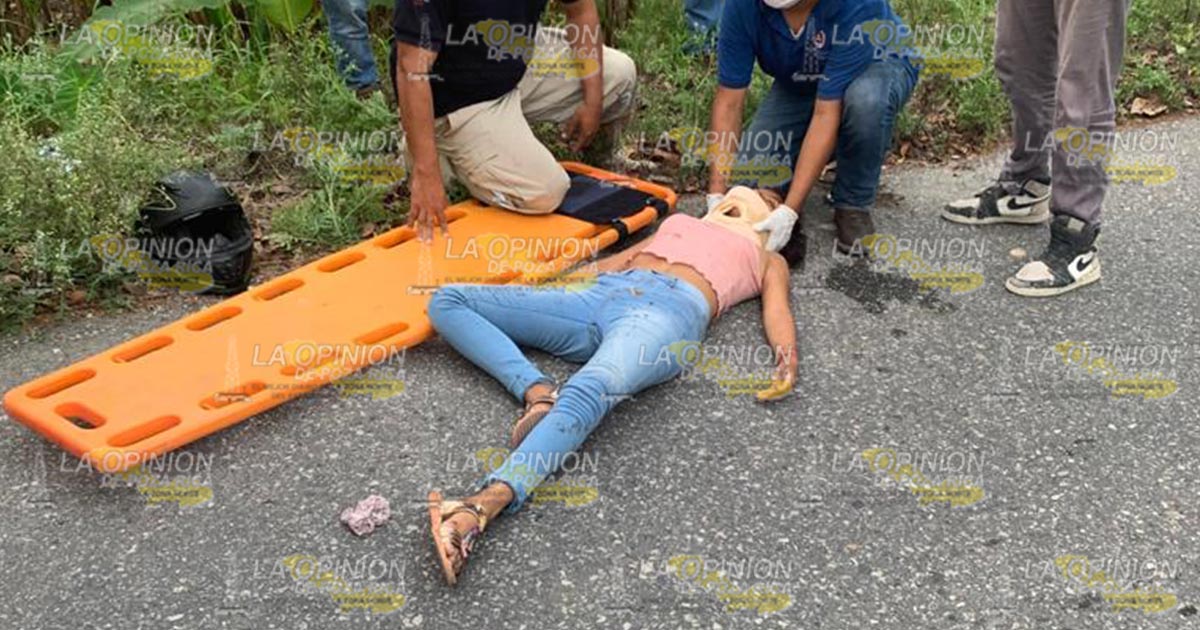 Se estrella motociclista