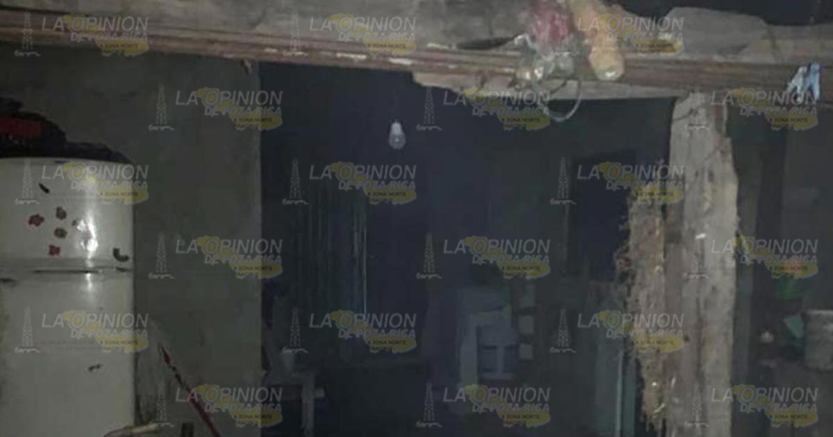 Se incendia habitaciones en Tlapacoyan