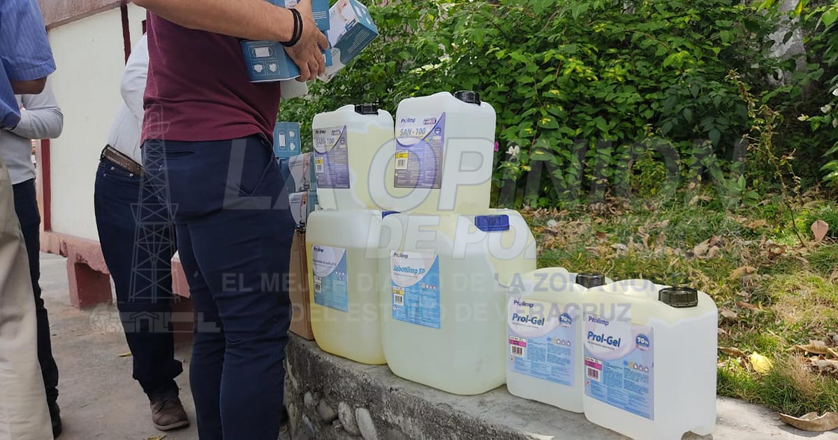 Sociedad Civil dona artículos sanitarios al ayuntamiento