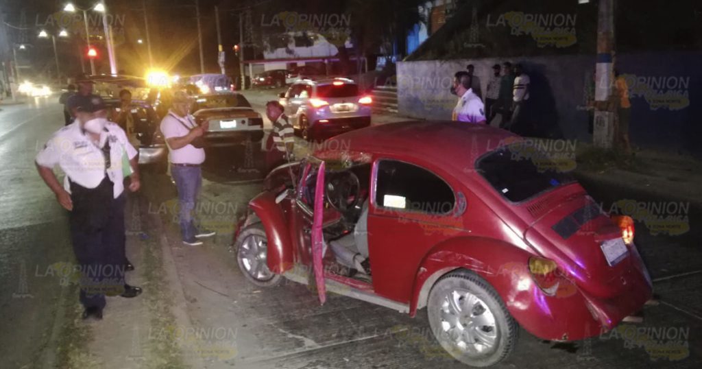 ¡Carambolazo en Tuxpan!