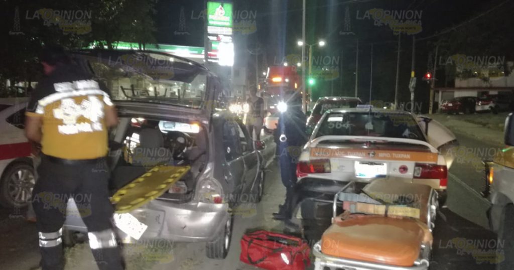 ¡Carambolazo en Tuxpan!