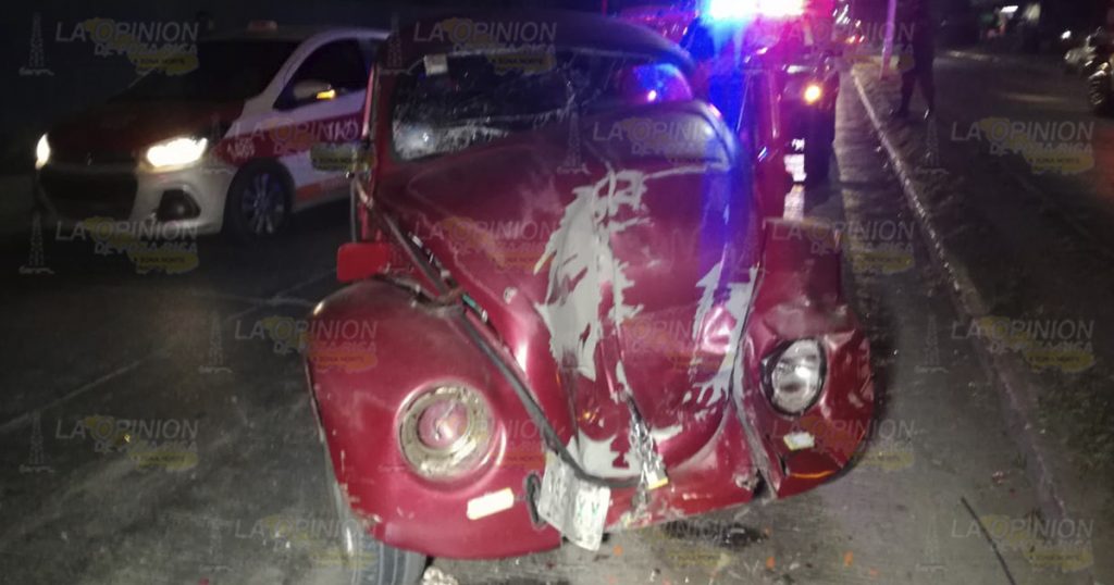 ¡Carambolazo en Tuxpan!