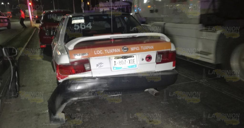 ¡Carambolazo en Tuxpan!