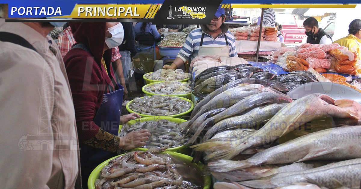 Repunta venta de marisco