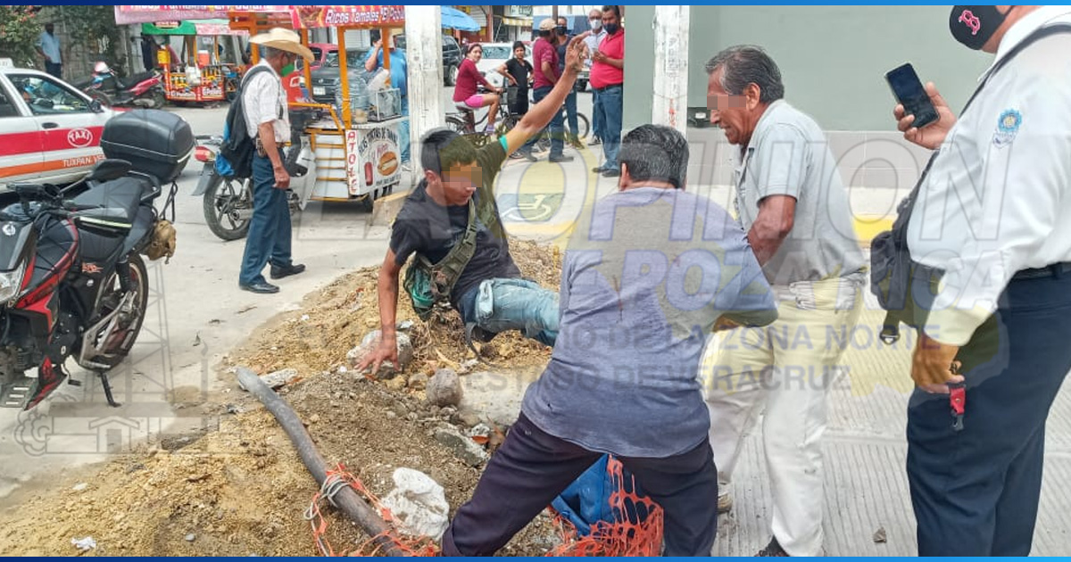 Se salva de ser linchado