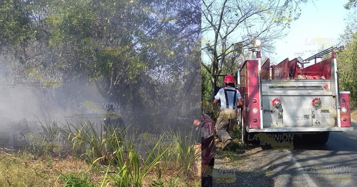 Incendio en límites intermunicipales