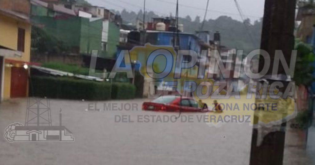 Resumen de afectaciones por lluvia fuerte