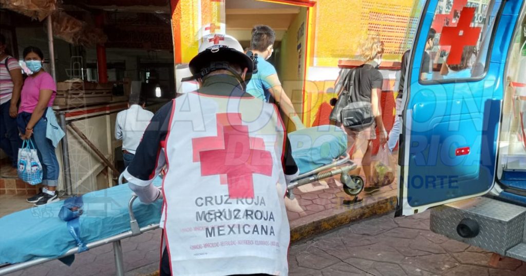 Sufre dramática caída de su propia altura