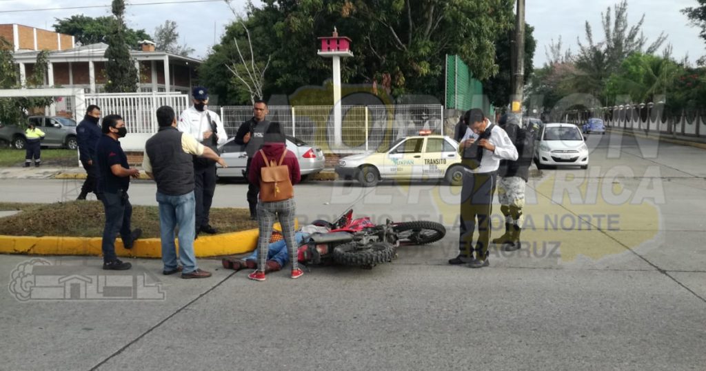 Embestido por un automóvil