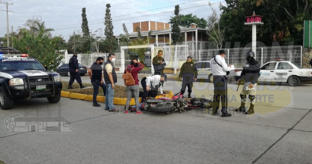 Embestido por un automóvil