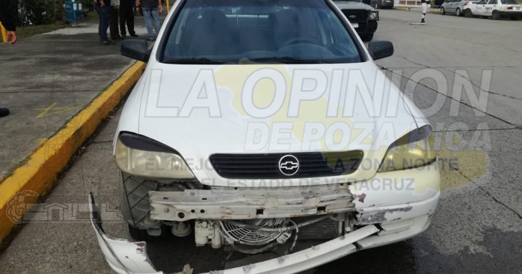 Embestido por un automóvil