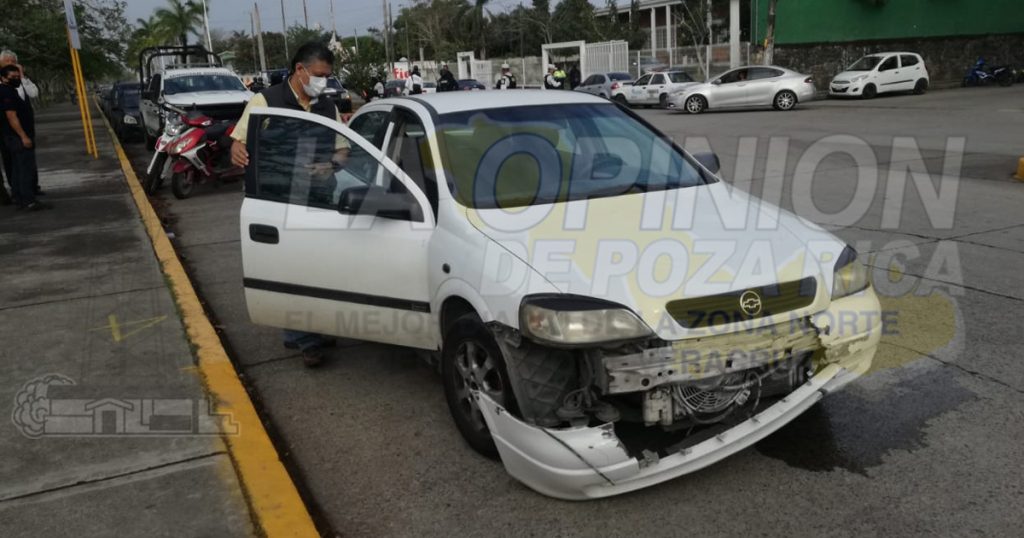 Embestido por un automóvil