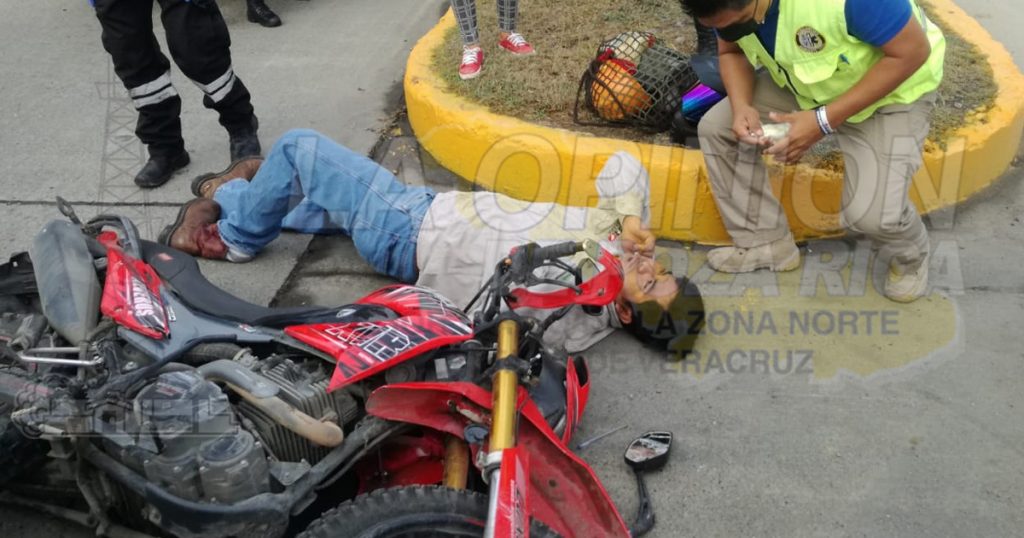 Embestido por un automóvil