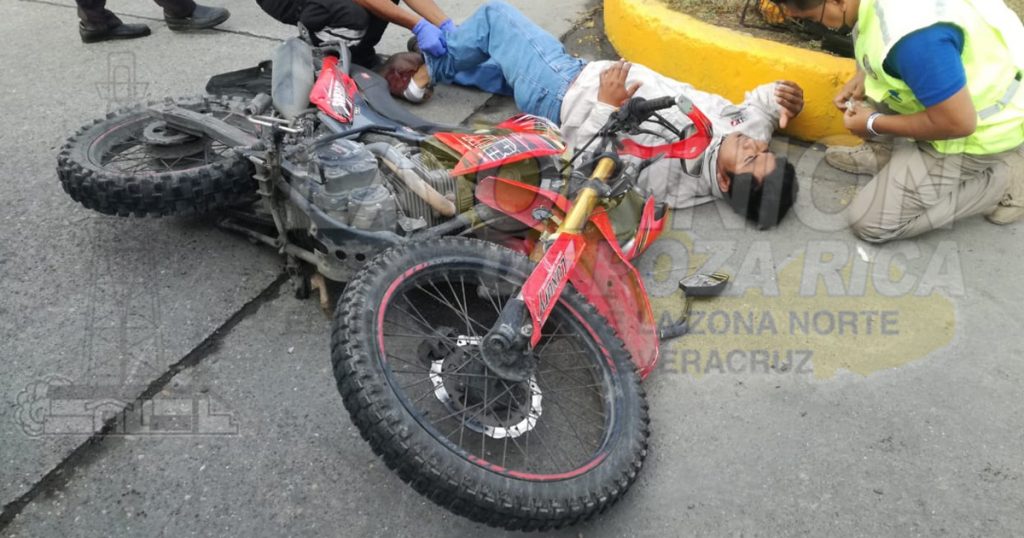 Embestido por un automóvil