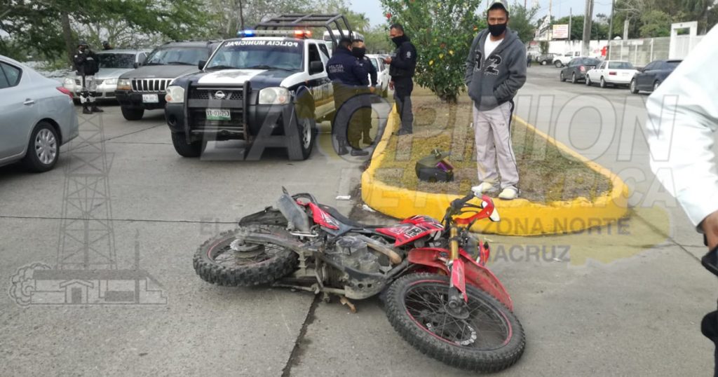 Embestido por un automóvil